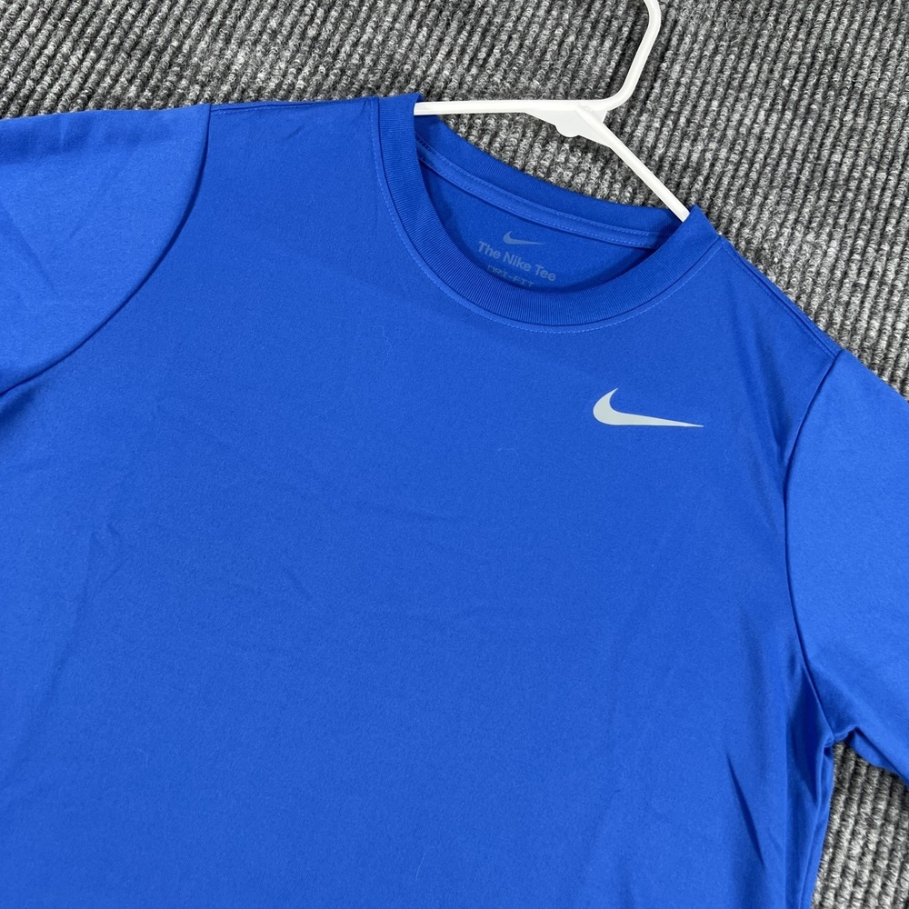 Nike Shirt Boys Large Dri-Fit Athletic Training Tee‎ Kids Polyester DV7317-493
